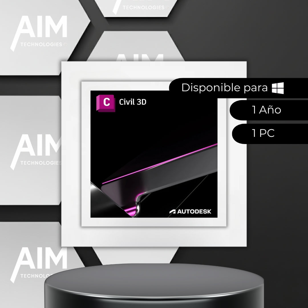 Autodesk Civil 3D Comercial IST – Suscripción 1 Año